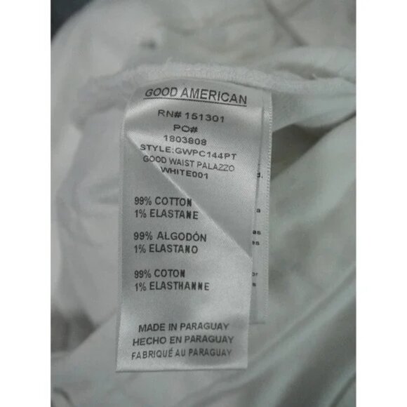 Good American Cropped Wide Leg Jeans - Picture 8 of 8